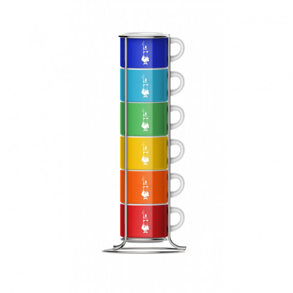 Set de 6 Tazas Color Stackable BIALETTI