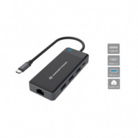 Docking Station CONCEPTRONIC 7EN1 Mst For Windows / HDMI X2 / Lan / Usb-a X 3