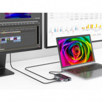 Docking Station CONCEPTRONIC 7EN1 Mst For Windows / HDMI X2 / Lan / Usb-a X 3