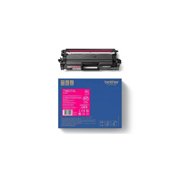 Tóner BROTHER Original TN-821XLM Magenta