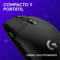Ratón Gaming Inalámbrico LOGITECH G305 Lightspeed 12.000 Dpi Negro