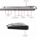 Docking Station Sitecom USB-C Pro Dock + PD