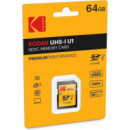 Tarjeta de Memoria Sdxc de 64GB KODAK