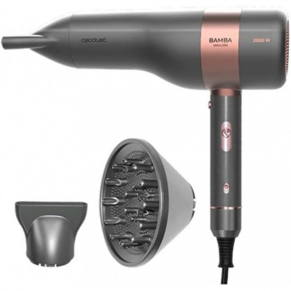 Secador de Pelo Iónico CECOTEC Bamba Ionicare 6000 Rockstar Vision