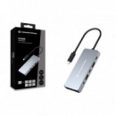 Docking Station 40 Gbps / HDMI 8K 60 Hz / Usb-a 10 Gbps / Usb-c 10 Gbps / USB Pd de 100 W / Audio  CONCEPTRONIC