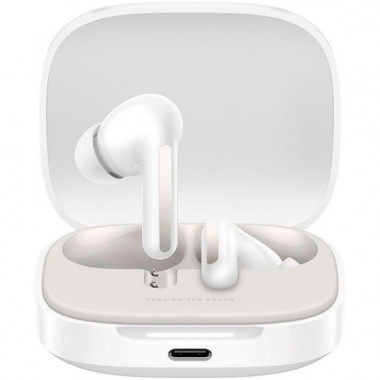 Auriculares BLUETOOTH XIAOMI Redmi Buds 6 con Cancelaci&oacute;n Activa de Ruido Blanco