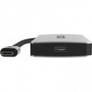 Hub 4 Puertos Usb-c Macho a X3 Usb-c 3.1 + 1 Usb-c Hembra de Carga  SITECOM