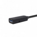 Cable USB 3.0 Prolongador con Amplificador y Alim.a/m-a/h 5M  AISENS