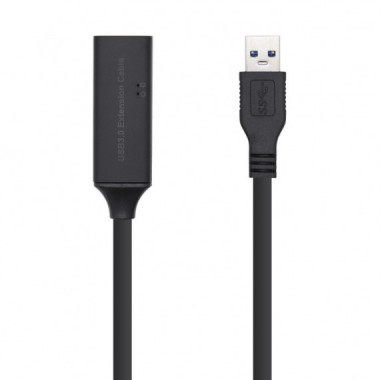 Cable USB 3.0 Prolongador con Amplificador y Alim.a/m-a/h 15M  AISENS