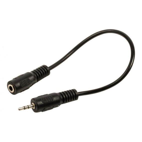 Cable Jack Macho 2,5mm - Jack Hembra 3,5mm