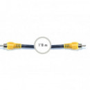 Cable de Vídeo Rca 1,8MTRS.  FONESTAR