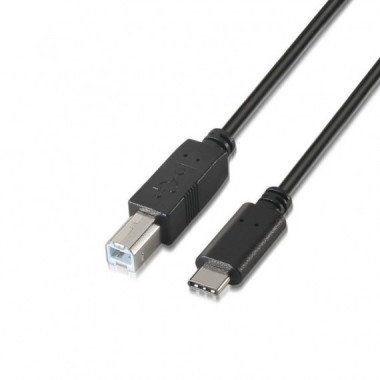 Cable Usb-c 2.0 Macho a Usb-b Macho 2MTRS.  AISENS