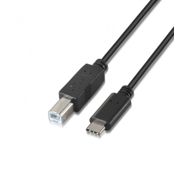 Cable Usb-c 2.0 Macho a Usb-b Macho 2MTRS.  AISENS