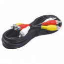 Cable 3RCA Macho a 3RCA Macho 1,5MTRS.  NIMO