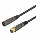 Cable de Micrófono Xlr-canon Macho - Hembra Balanceado 5MTS.  NIMO