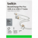Cable Usb-a a Usb-c BELKIN 15W Blanco