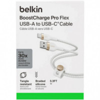 Cable Usb-a a Usb-c BELKIN 15W Blanco