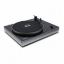 Tocadiscos AIWA BLUETOOTH Cápsula de Aluminio Magnética, Brazo Balanceado Negro