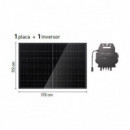 Kit Solar para Balcón con Placa Rígida 400W Más Inversor de ENGEL