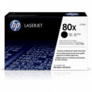 Tóner HP 80X Original Alta Capacidad Negro