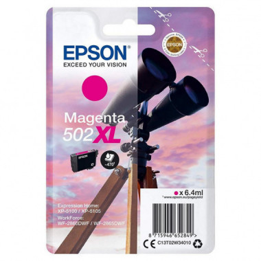 Tinta EPSON 502XL Magenta