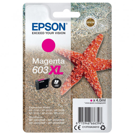 Tinta EPSON 603XL Magenta Estrella