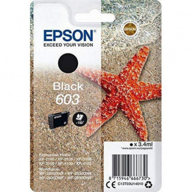 Tinta EPSON 603 Negro