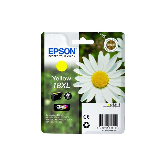 Tinta EPSON 18XL Amarillo Margarita