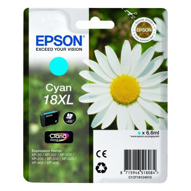 Tinta EPSON 18XL Cian