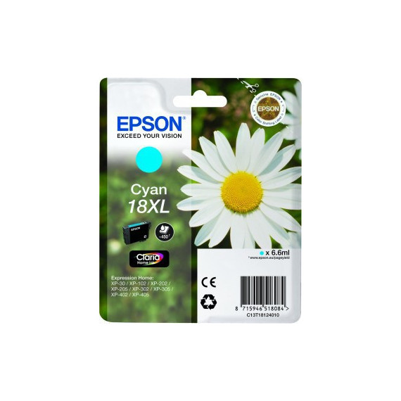 Tinta EPSON 18XL Cian