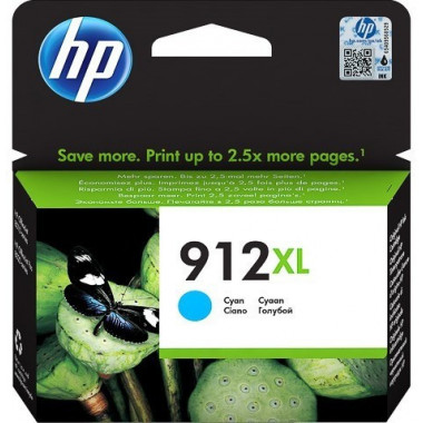 Tinta HP 912XL Cian