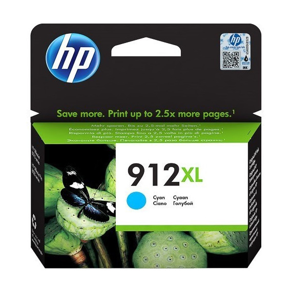 Tinta HP 912XL Cian