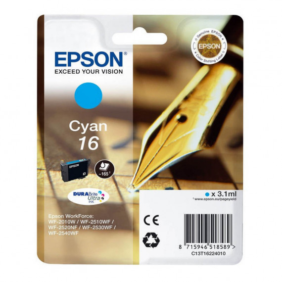 Tinta EPSON 16 Cian