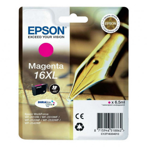 Tinta EPSON 16XL Magenta