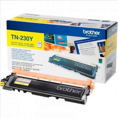 T&oacute;ner BROTHER TN-230Y Amarillo 1.400 Pag.