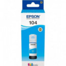 Tinta EPSON Cian 104