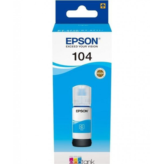 Tinta EPSON Cian 104