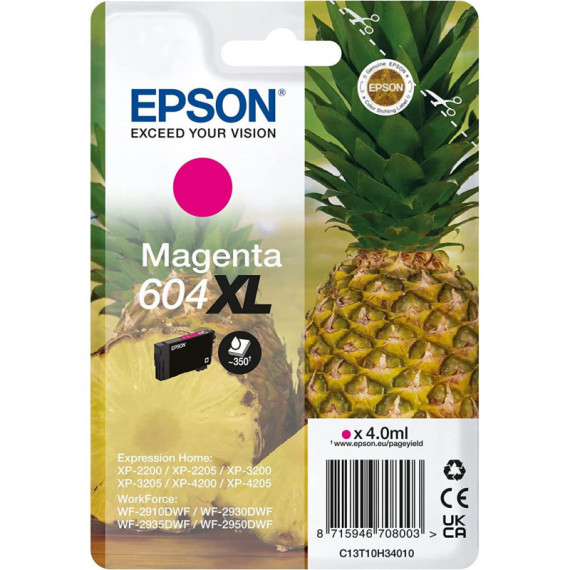 Tinta EPSON 604XL Magenta