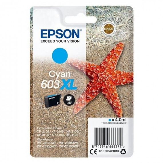 Tinta EPSON 603XL Cian Estrella