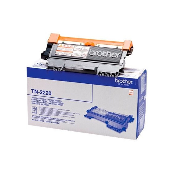 Tóner BROTHER TN-2220 Negro 2.600 Pag.