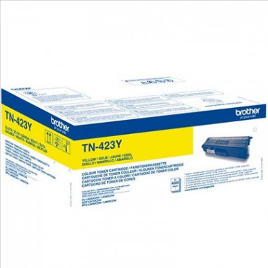 T&oacute;ner BROTHER TN-423Y Amarillo 4.000 Pag.