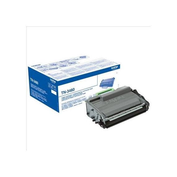 Tóner BROTHER TN-3480 Negro 8.000 Pag.