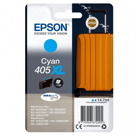 Tinta EPSON 405XL Cian