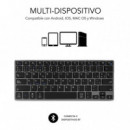 Teclado BLUETOOTH Aluminio Advance Compact  SUBBLIM
