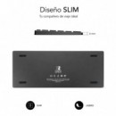 Teclado BLUETOOTH Aluminio Advance Compact  SUBBLIM