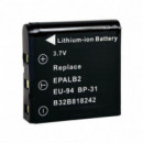 Batería de Cámara para Samsung SLB1237  POLAROID