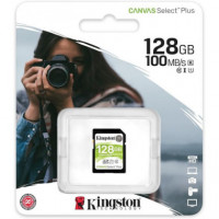 Tarjeta de Memoria KINGSTON Canvas Select Plus Sd 128GB Class 10 Uhs-i