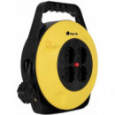 Alargador de Enchufes con 10 Mtrs. de Cable y 4 Tomas Schuko con Protección Térmica 250V 3500W  NGS