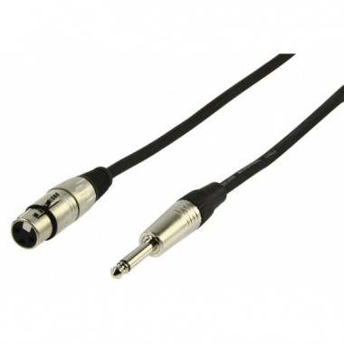 Cable Xlr-canon Hembra Jack Macho Mono 6,3MM 3MTS  DIMELEC