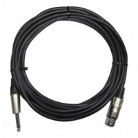 Cable Xlr-canon Hembra Jack Macho Mono 6,3MM 3MTS  DIMELEC